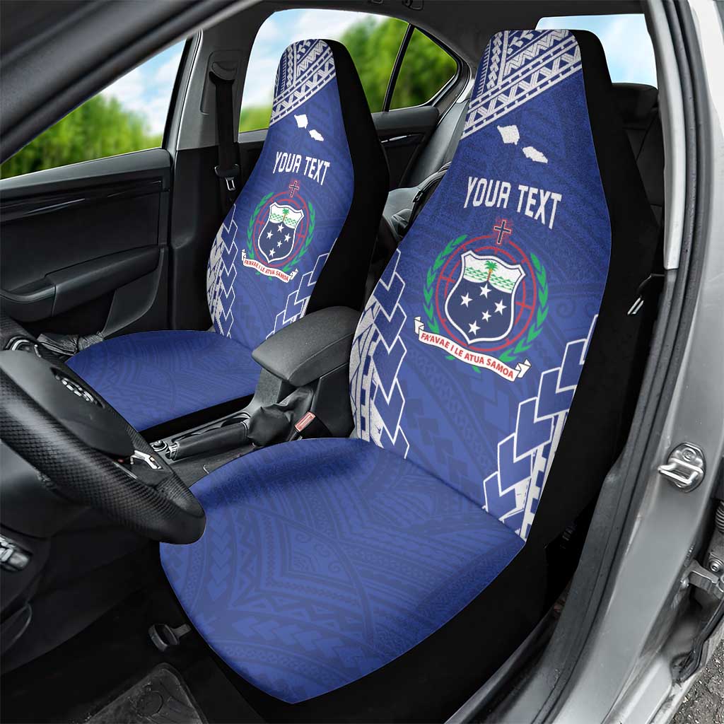 Toa Samoa Rugby Custom Car Seat Cover Go Champions Pacific Samoan Pattern - Polynesian Pride