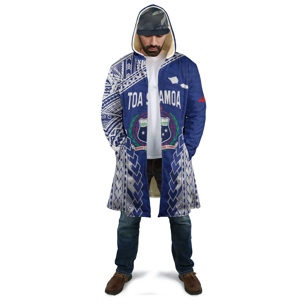 Toa Samoa Rugby Custom Cloak Go Champions Pacific Samoan Pattern - Polynesian Pride