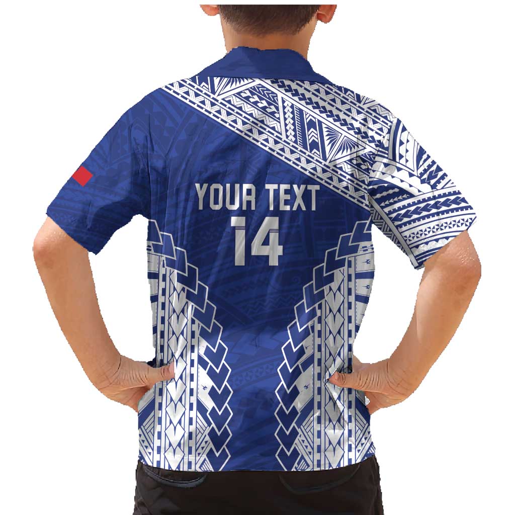 Toa Samoa Rugby Custom Family Matching Mermaid Dress and Hawaiian Shirt Go Champions Pacific Samoan Pattern - Polynesian Pride