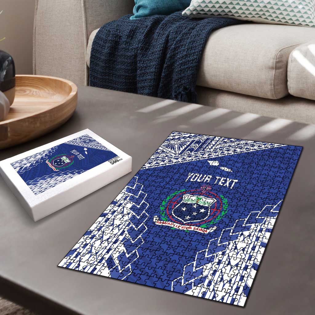 Toa Samoa Rugby Custom Puzzle Go Champions Pacific Samoan Pattern - Polynesian Pride