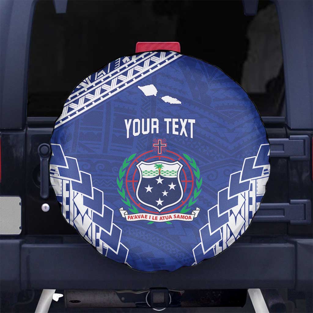Toa Samoa Rugby Custom Spare Tire Cover Go Champions Pacific Samoan Pattern - Polynesian Pride