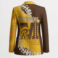 Personalized Mililani Hawaii High School Blazer Puakenikeni Lei Hawaiian Pattern - Polynesian Pride