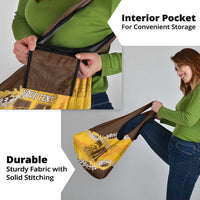 Personalized Mililani Hawaii High School Grocery Bag Puakenikeni Lei Hawaiian Pattern - Polynesian Pride