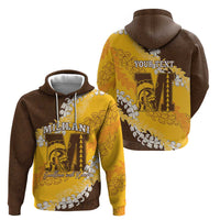 Personalized Mililani Hawaii High School Hoodie Puakenikeni Lei Hawaiian Pattern - Polynesian Pride