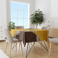 Personalized Mililani Hawaii High School Tablecloth Puakenikeni Lei Hawaiian Pattern - Polynesian Pride