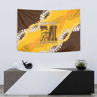 Personalized Mililani Hawaii High School Tapestry Puakenikeni Lei Hawaiian Pattern - Polynesian Pride