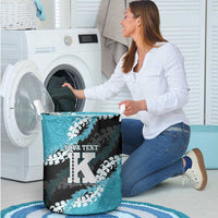 Personalized Kapolei Hawaii High School Laundry Basket Puakenikeni Lei Hawaiian Pattern - Polynesian Pride