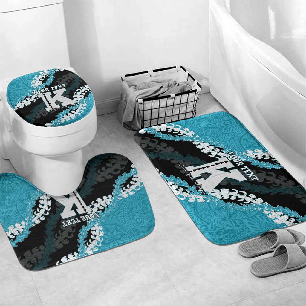 Personalized Kapolei Hawaii High School Bathroom Set Puakenikeni Lei Hawaiian Pattern - Polynesian Pride