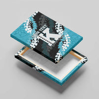 Personalized Kapolei Hawaii High School Canvas Wall Art Puakenikeni Lei Hawaiian Pattern - Polynesian Pride