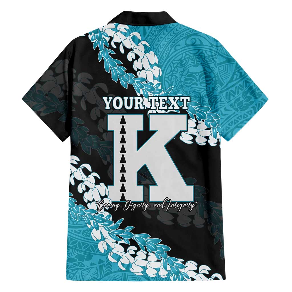 Personalized Kapolei Hawaii High School Family Matching Puletasi and Hawaiian Shirt Puakenikeni Lei Hawaiian Pattern LT14 - Polynesian Pride