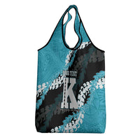 Personalized Kapolei Hawaii High School Grocery Bag Puakenikeni Lei Hawaiian Pattern - Polynesian Pride