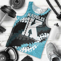 Personalized Kapolei Hawaii High School Men Tank Top Puakenikeni Lei Hawaiian Pattern - Polynesian Pride
