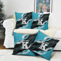 Personalized Kapolei Hawaii High School Pillow Cover Puakenikeni Lei Hawaiian Pattern - Polynesian Pride