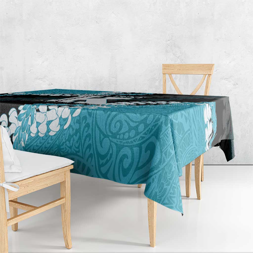 Personalized Kapolei Hawaii High School Tablecloth Puakenikeni Lei Hawaiian Pattern - Polynesian Pride