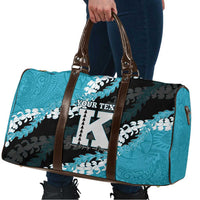 Personalized Kapolei Hawaii High School Travel Bag Puakenikeni Lei Hawaiian Pattern - Polynesian Pride