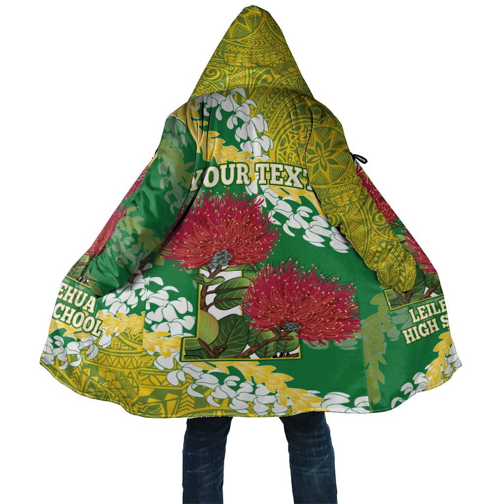 Personalized Leilehua Hawaii High School Cloak Puakenikeni Lei Hawaiian Pattern - Polynesian Pride