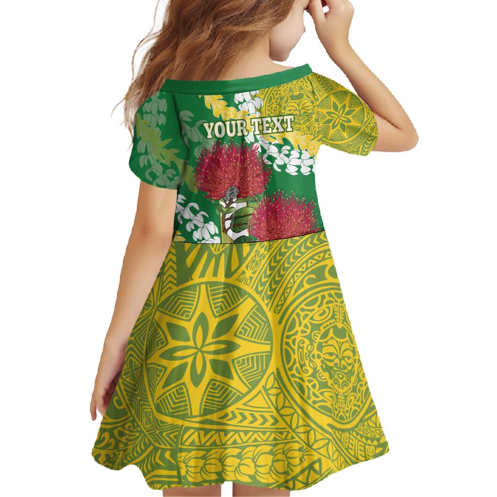 Personalized Leilehua Hawaii High School Family Matching Off Shoulder Maxi Dress and Hawaiian Shirt Puakenikeni Lei Hawaiian Pattern - Polynesian Pride