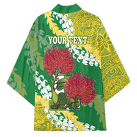 Personalized Leilehua Hawaii High School Kimono Puakenikeni Lei Hawaiian Pattern - Polynesian Pride