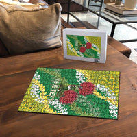 Personalized Leilehua Hawaii High School Puzzle Puakenikeni Lei Hawaiian Pattern - Polynesian Pride