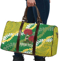 Personalized Leilehua Hawaii High School Travel Bag Puakenikeni Lei Hawaiian Pattern - Polynesian Pride