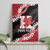 Personalized Kalani Hawaii High School Canvas Wall Art Puakenikeni Lei Hawaiian Pattern - Polynesian Pride