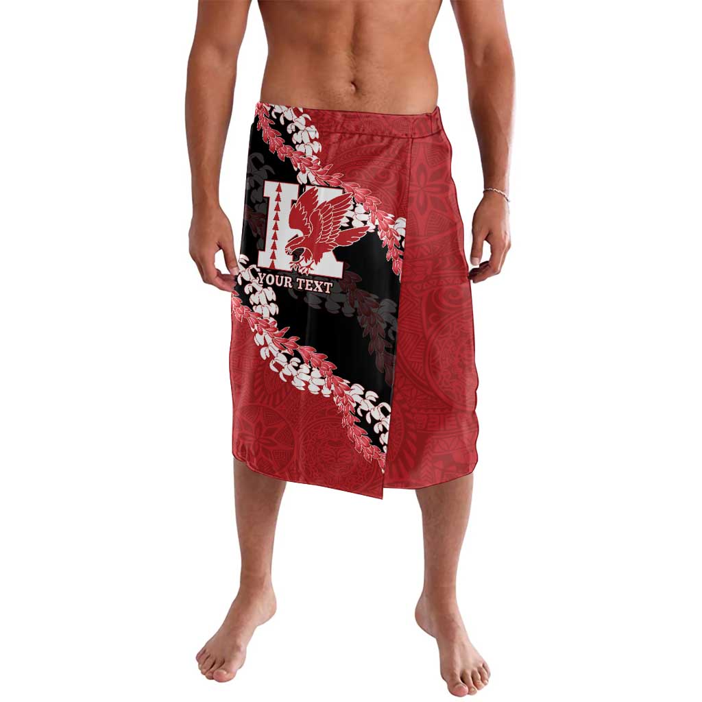 Personalized Kalani Hawaii High School Lavalava Puakenikeni Lei Hawaiian Pattern - Polynesian Pride