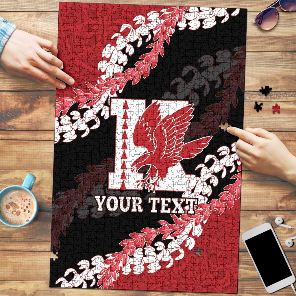 Personalized Kalani Hawaii High School Puzzle Puakenikeni Lei Hawaiian Pattern - Polynesian Pride
