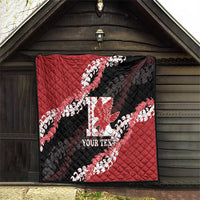 Personalized Kalani Hawaii High School Quilt Puakenikeni Lei Hawaiian Pattern - Polynesian Pride