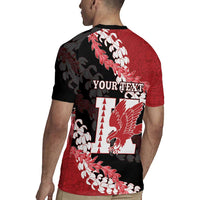 Personalized Kalani Hawaii High School Rugby Jersey Puakenikeni Lei Hawaiian Pattern - Polynesian Pride