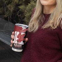 Personalized Kalani Hawaii High School Tumbler Cup Puakenikeni Lei Hawaiian Pattern - Polynesian Pride