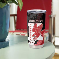 Personalized Kalani Hawaii High School Tumbler Cup Puakenikeni Lei Hawaiian Pattern - Polynesian Pride