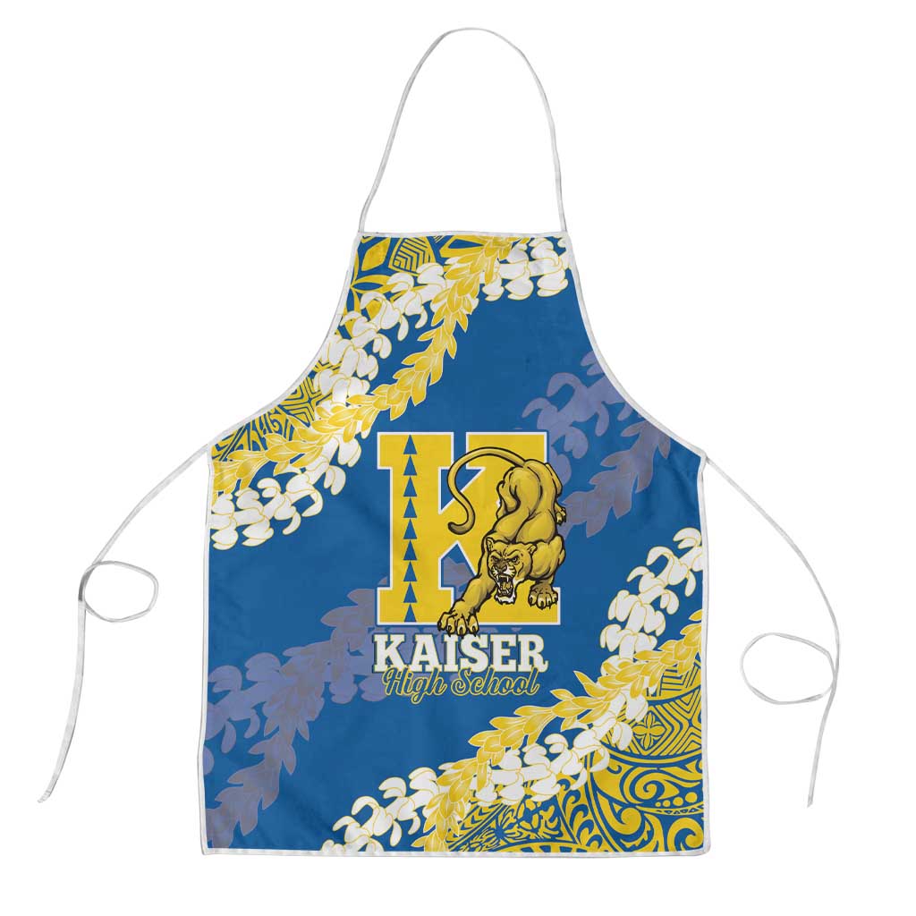 Kaiser Hawaii High School Apron Puakenikeni Lei Hawaiian Pattern - Polynesian Pride