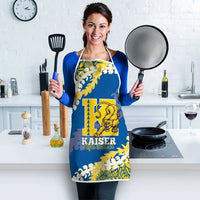 Kaiser Hawaii High School Apron Puakenikeni Lei Hawaiian Pattern - Polynesian Pride