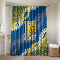Kaiser Hawaii High School Bathroom Set Puakenikeni Lei Hawaiian Pattern - Polynesian Pride