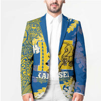 Personalized Kaiser Hawaii High School Blazer Puakenikeni Lei Hawaiian Pattern - Polynesian Pride