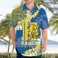 Personalized Kaiser Hawaii High School Hawaiian Shirt Puakenikeni Lei Hawaiian Pattern - Polynesian Pride