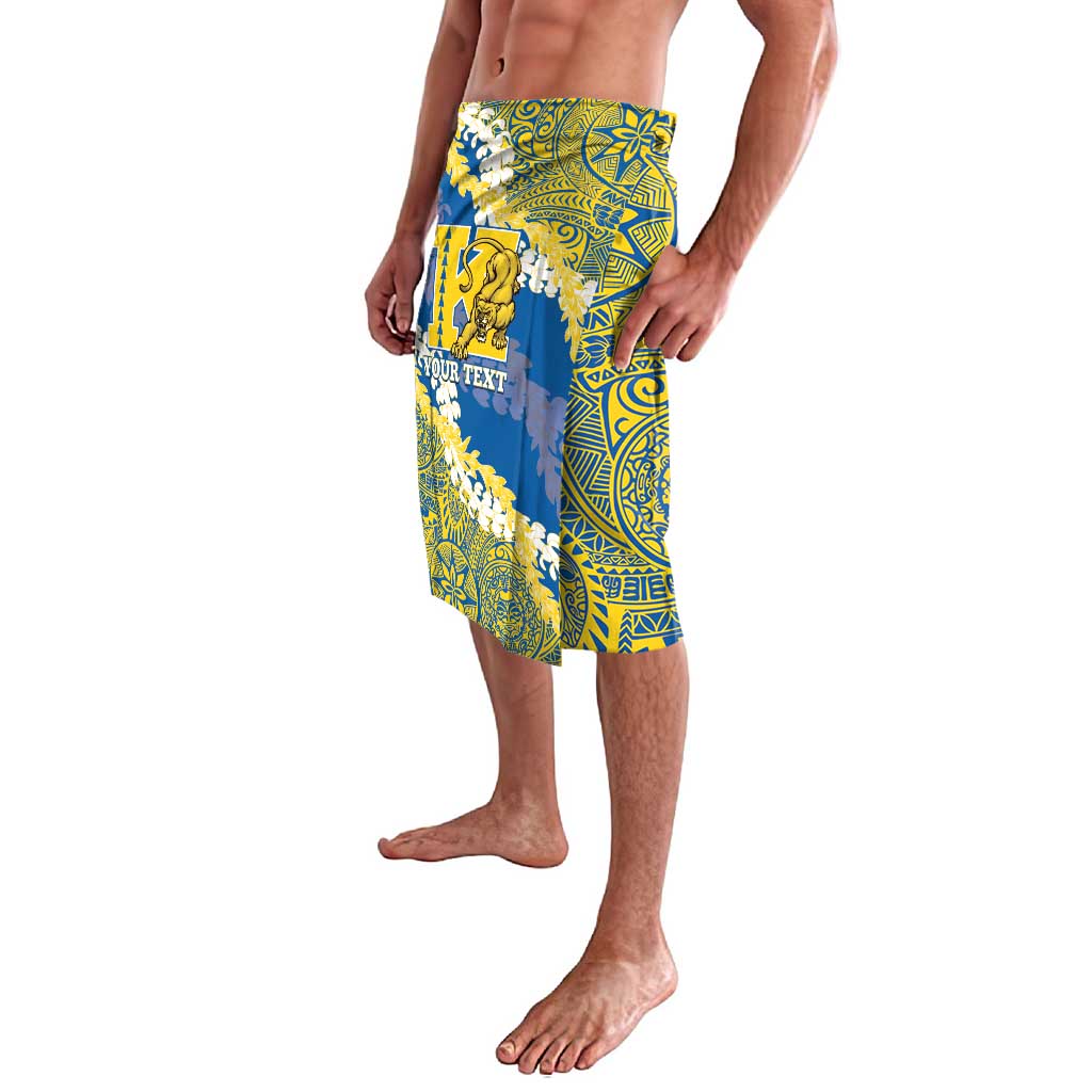 Personalized Kaiser Hawaii High School Lavalava Puakenikeni Lei Hawaiian Pattern - Polynesian Pride