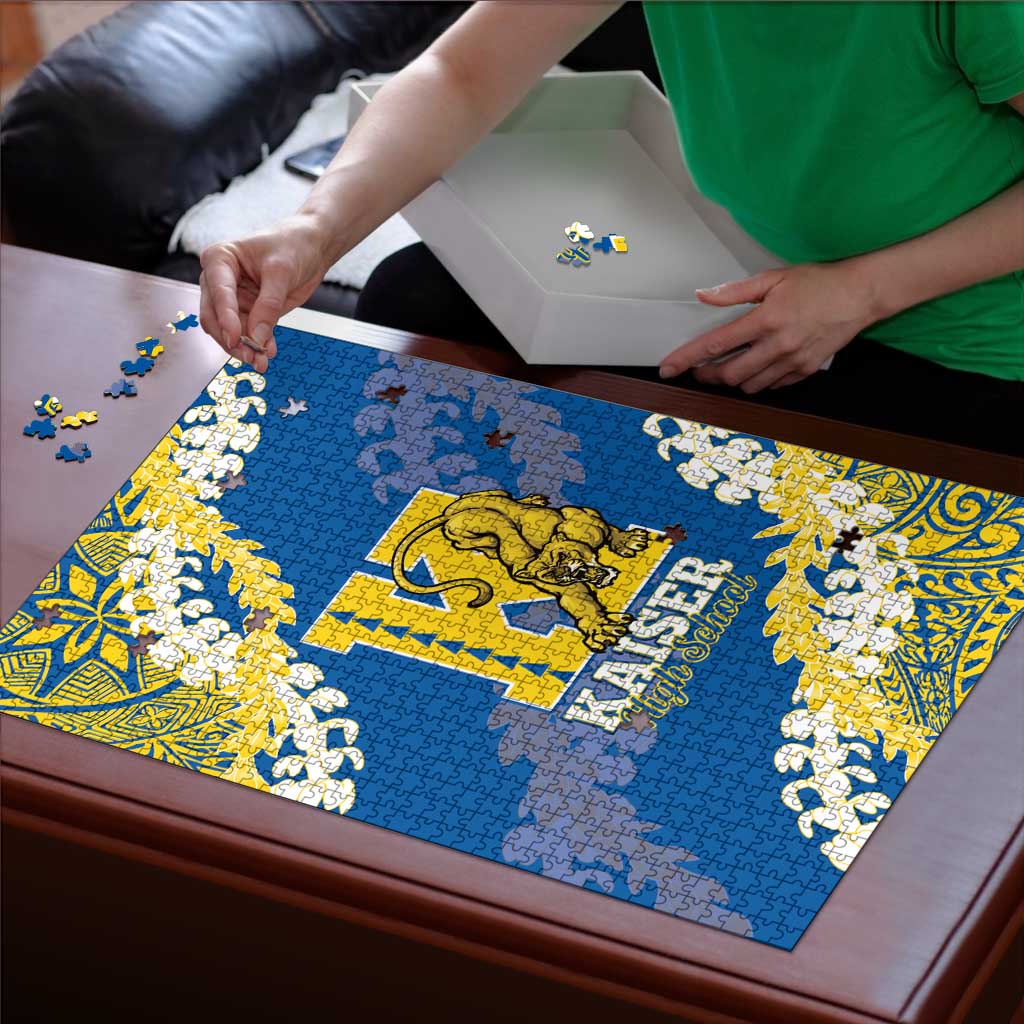 Kaiser Hawaii High School Puzzle Puakenikeni Lei Hawaiian Pattern - Polynesian Pride