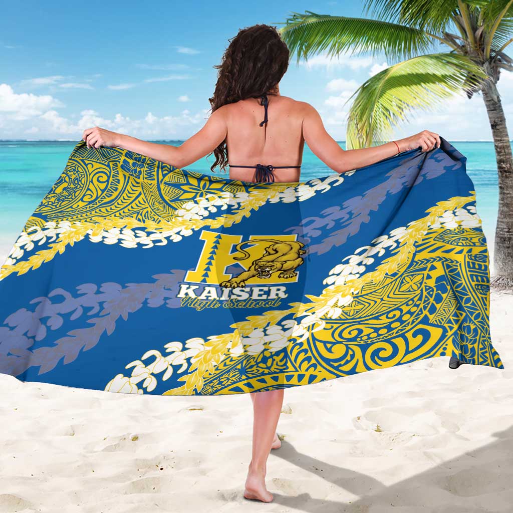 Kaiser Hawaii High School Sarong Puakenikeni Lei Hawaiian Pattern - Polynesian Pride