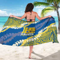 Kaiser Hawaii High School Sarong Puakenikeni Lei Hawaiian Pattern - Polynesian Pride