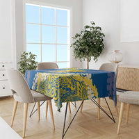 Kaiser Hawaii High School Tablecloth Puakenikeni Lei Hawaiian Pattern - Polynesian Pride