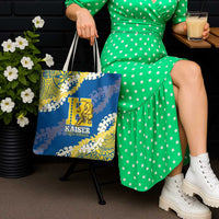 Kaiser Hawaii High School Tote Bag Puakenikeni Lei Hawaiian Pattern - Polynesian Pride