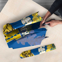 Kaiser Hawaii High School Umbrella Puakenikeni Lei Hawaiian Pattern - Polynesian Pride