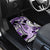 Purple Polynesian Car Mats Hammerhead Shark Tattoo Royal Plumeria Gradient Vibes LT14 - Polynesian Pride