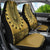 Gold African Dashiki With Fijian Tapa Pattern Car Seat Cover