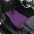 Purple African Dashiki With Fijian Tapa Pattern Car Mats