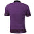 Purple African Dashiki With Fijian Tapa Pattern Polo Shirt