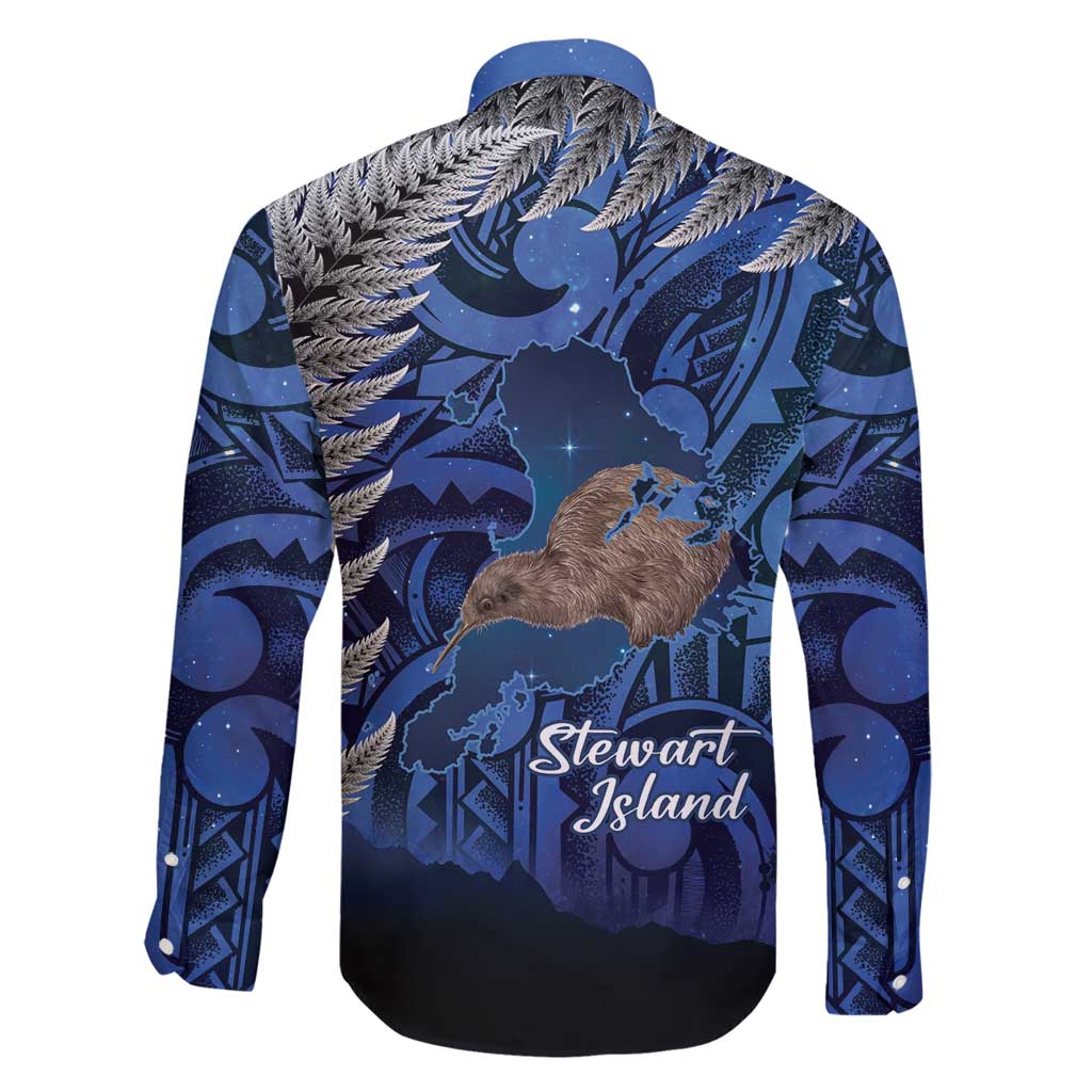 New Zealand Stewart Island Family Matching Mermaid Dress and Hawaiian Shirt Rakiura Kiwi Maori Glowing Sky LT14 - Polynesian Pride