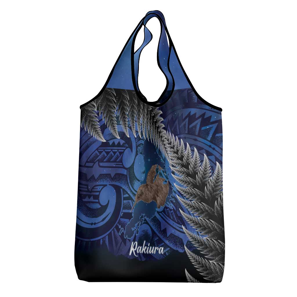 New Zealand Stewart Island Grocery Bag Rakiura Kiwi Maori Glowing Sky LT14 - Polynesian Pride