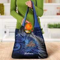 New Zealand Stewart Island Grocery Bag Rakiura Kiwi Maori Glowing Sky LT14 - Polynesian Pride